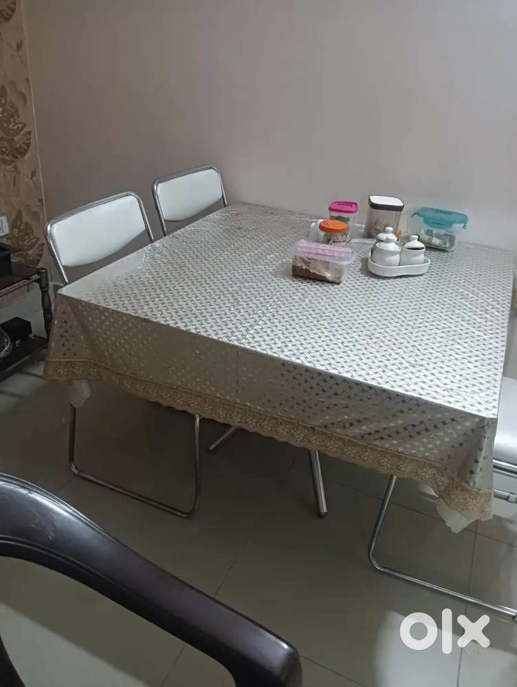 Dining table with chair