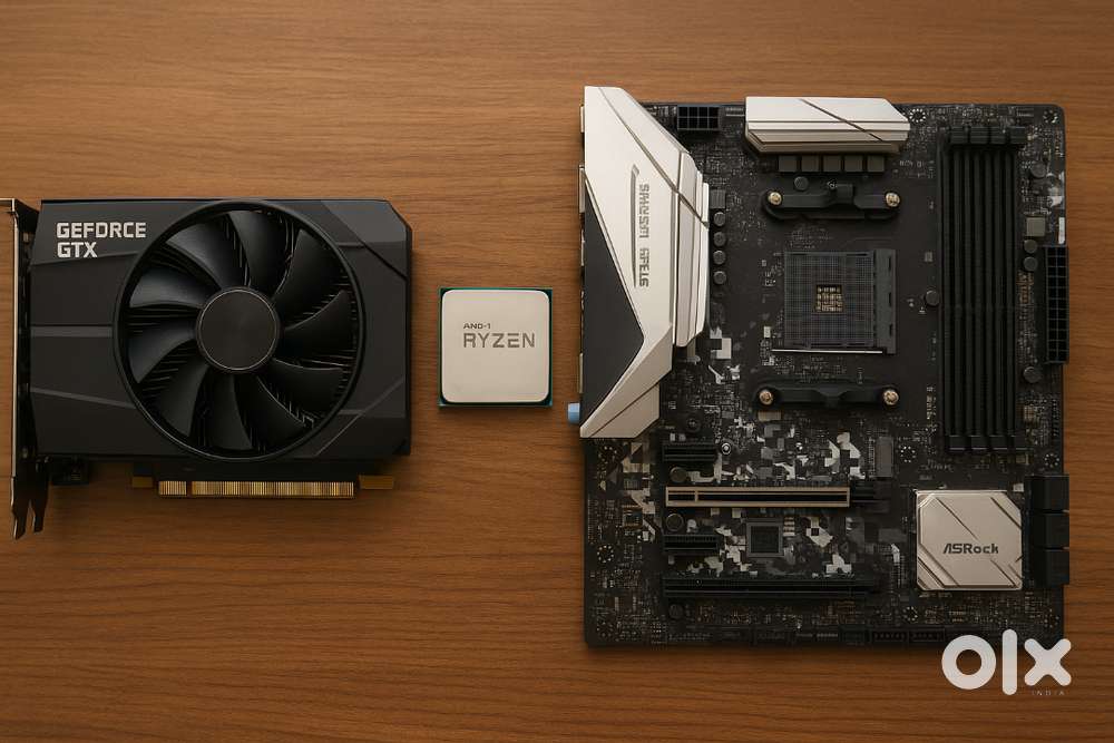 AMD Ryzen 3 2200G 3.50 GHz,Nividia GeForce,GTX 1650, Asrock 320M