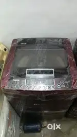 LG washing machine fully automatic top load with warranty and good con