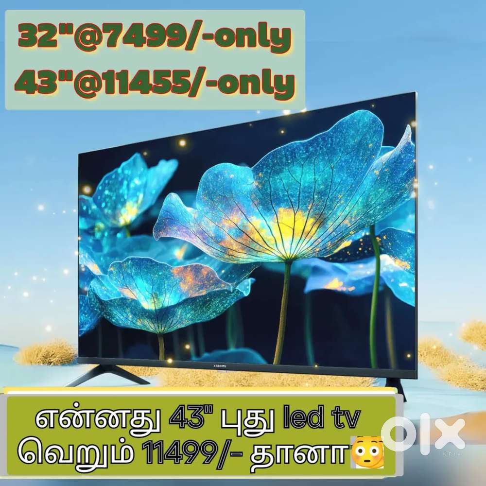 32 inch smart Android led tv @7499)- book now