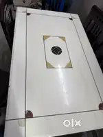 Marble Dining table , 6 seater , Sangwan wood