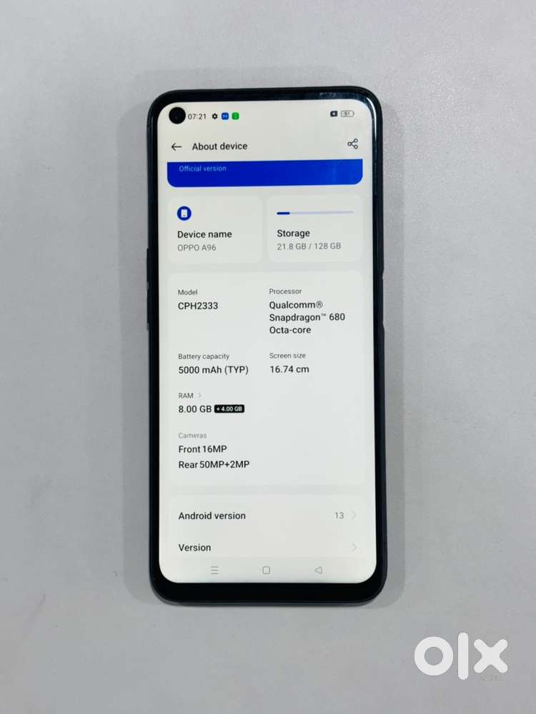 OPPO A96 8GB 128GB