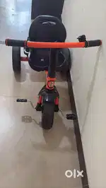 Tricycle with bell and carrier
