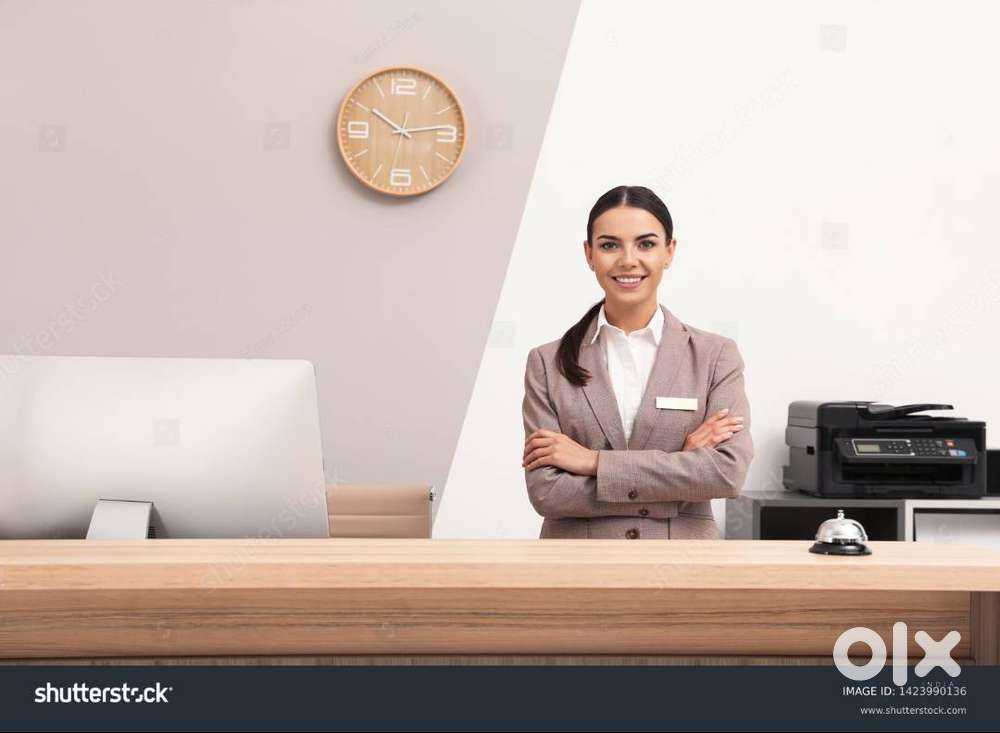 Front desk receptionist