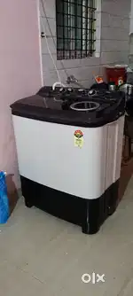 8 kg semi top load washing machine and divana cot mancha