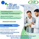 Pharmacist Vacancy – Immediate Hiring