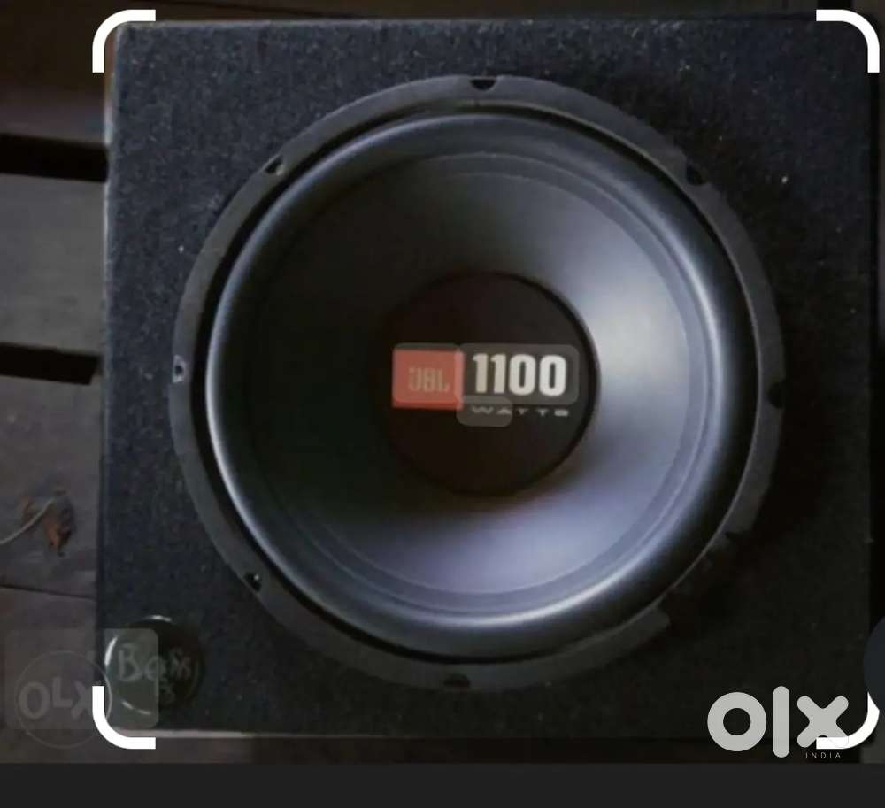 Jbl sub woofer 1100 watt suitable for car music system