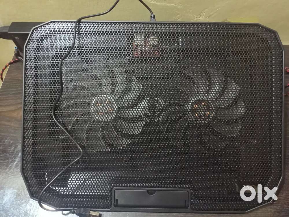 Zinq Dual Fan Laptop Cooling Pad with Adjustable Stand