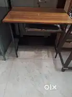 Iron computer table