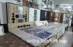 Best combo offer double bed & wordrobe latest color choices ready