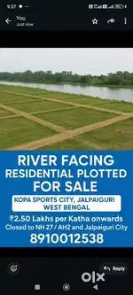 River-Facing Residential Plots for Sale
Kopa Sports City in Jalpaiguri