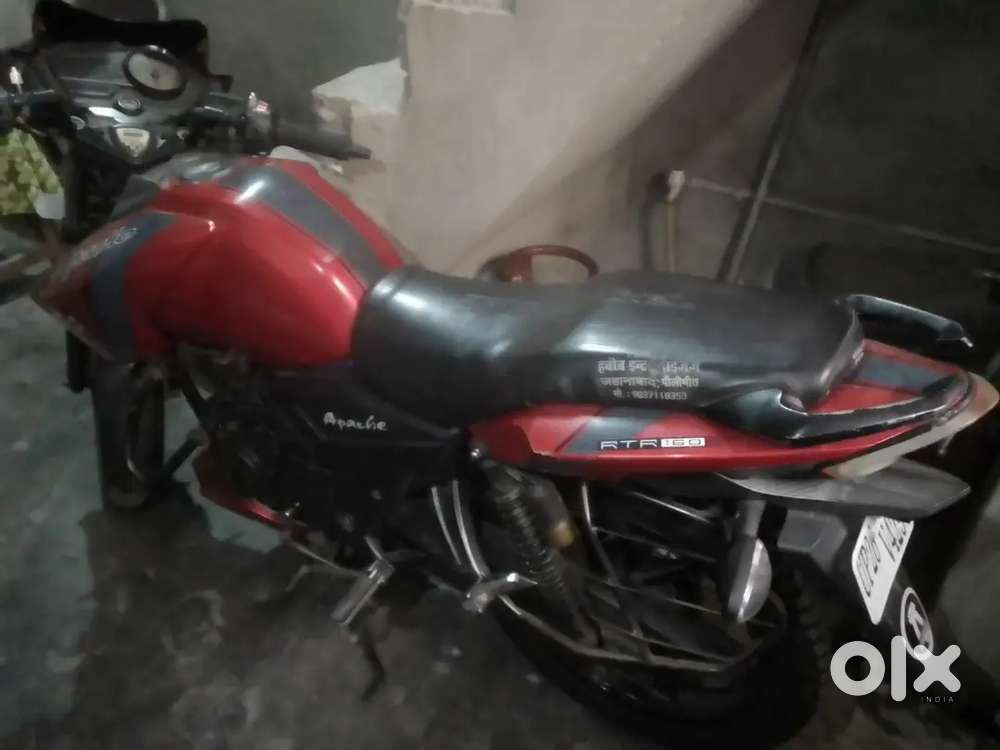 Apache 160 cc argent sale koi problem nahi hai ghar pe khadi rehti hai