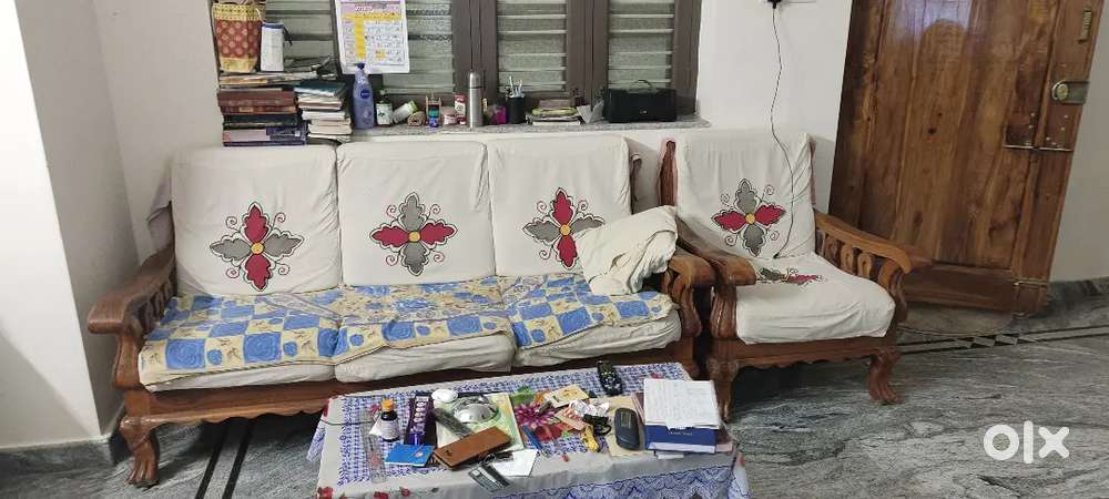 Three piece sofa set original teakwood