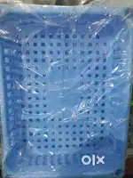 Plastic trolley with dish rack