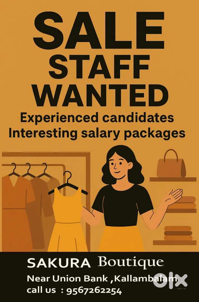 Boutique Sales Staff