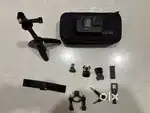 Go Pro Hero 10 Black with Meida Mod and Ulanzi hand tripod, memory crd