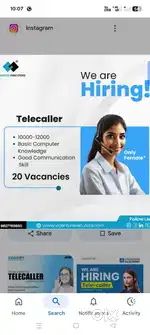 Urgent Requirement Tallecaller Job