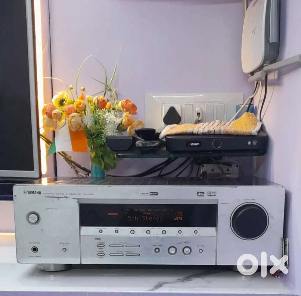Yamaha system RX- V350 2 Speaker LG & (Boofer Band ho gaya hai )