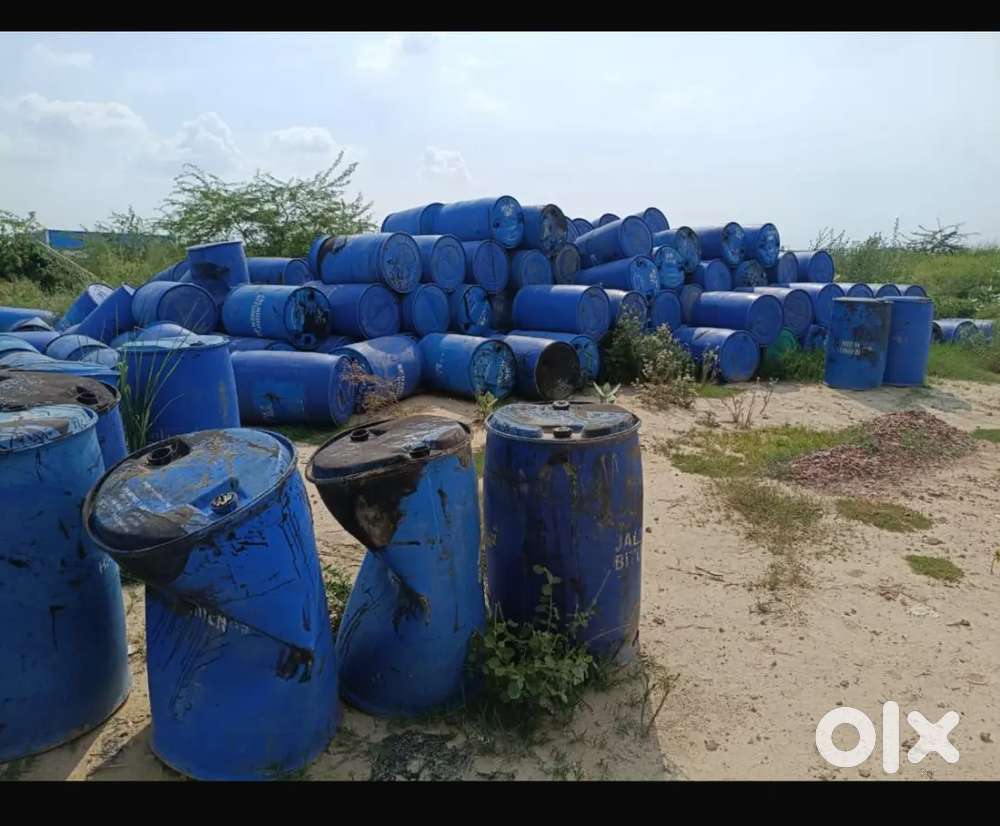220 litres blue empty barrel