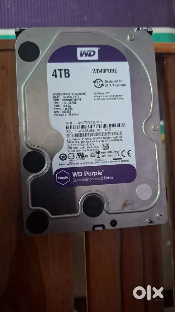 Wd40purz 4TBhard drive