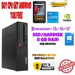 Gaming vedio editing CPU i5-i3/ 500 GB/8GB Ram/2GB Graphic/Computer
