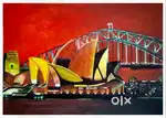 Handmade Beautiful Opera House painting