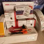 Hikvision 4 CCTV Cameras (Night Vision) & 4 Channel DVR Standalone Kit