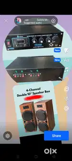 Woofer spikar 4 chennal . amplifier 4 chennal
