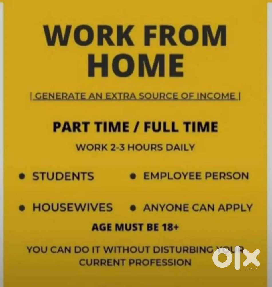 Part time work for students and housewife