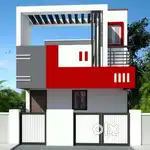 2BHK { INDEPENDENT VILLA FOR SALE WITH CAR PARKING  42.90  LAKHS }