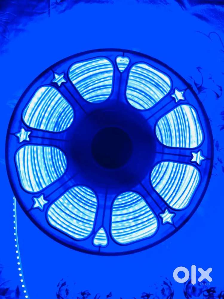 Led rope light 86 meter one time used