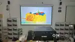 RD2 Projector 350Inch 4K 3D Watch Movies Cricket For Home Office Cafe
