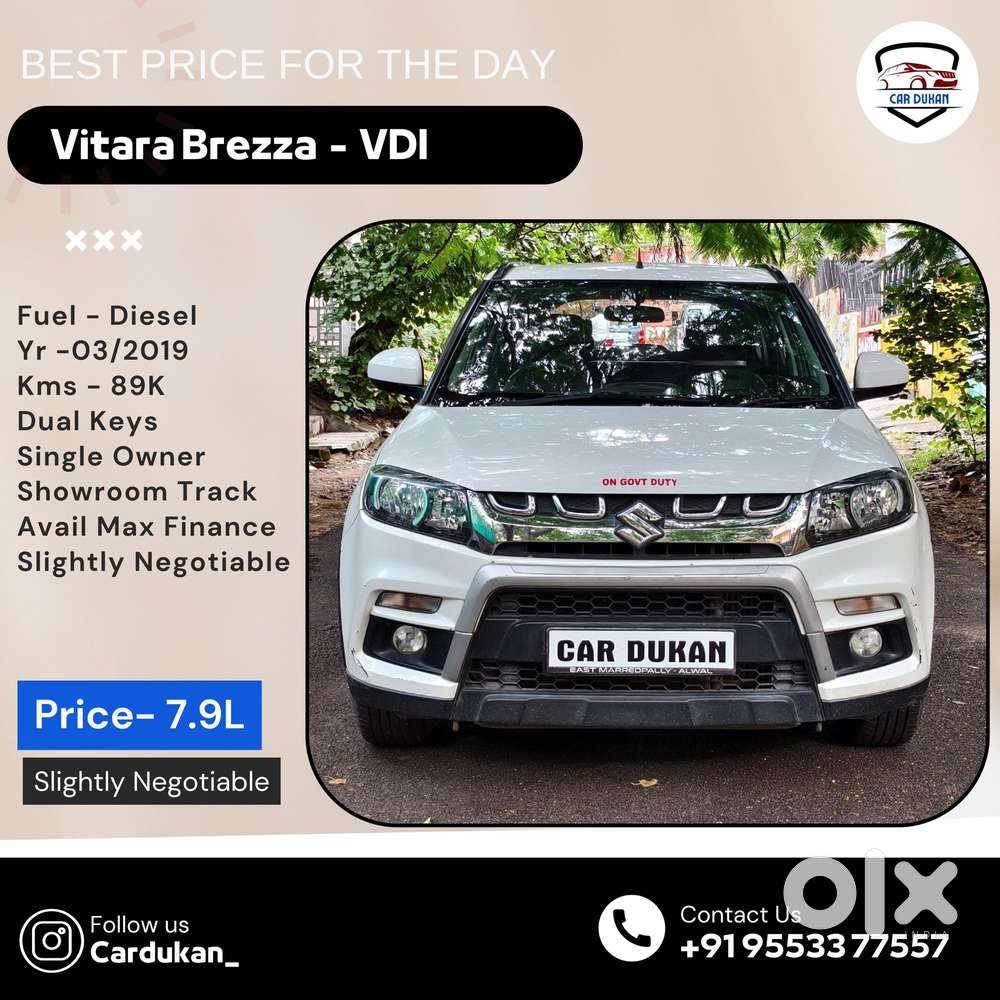 Maruti Suzuki Brezza VDi, 2019, Diesel