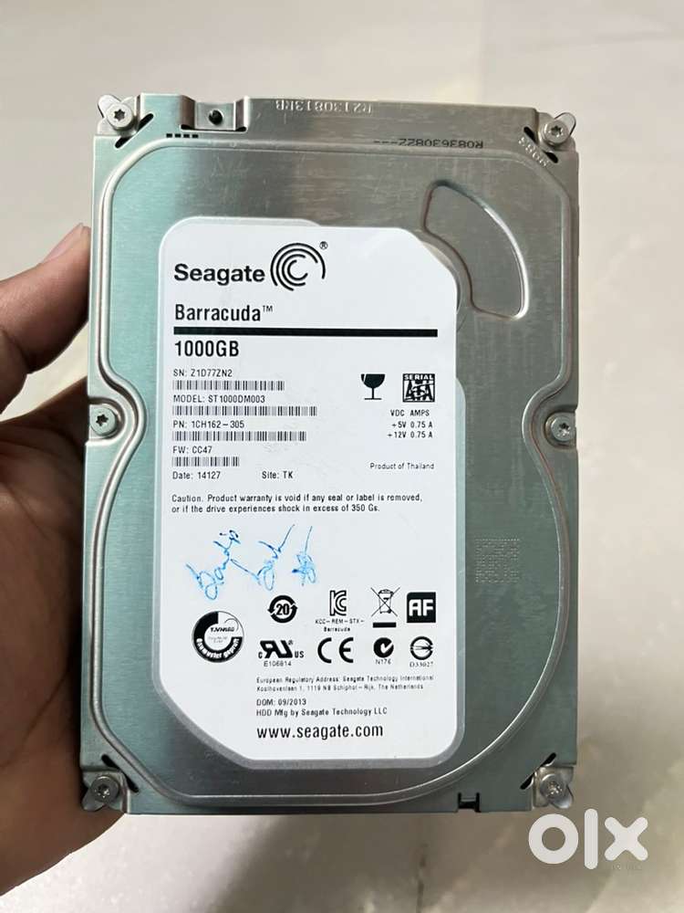 Seagate 1TB Desktop SATA internal Hard Disk Drive