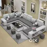 Sunday big discount buy new sofa set 8990/- L sofa 16990/- EMI plans