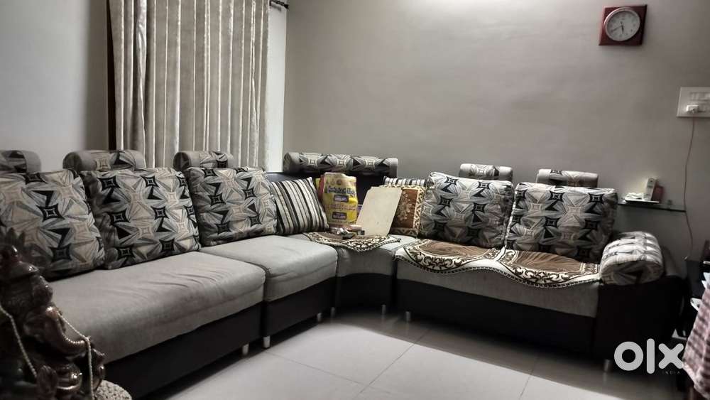 6 seater L Shaped corner sofa set