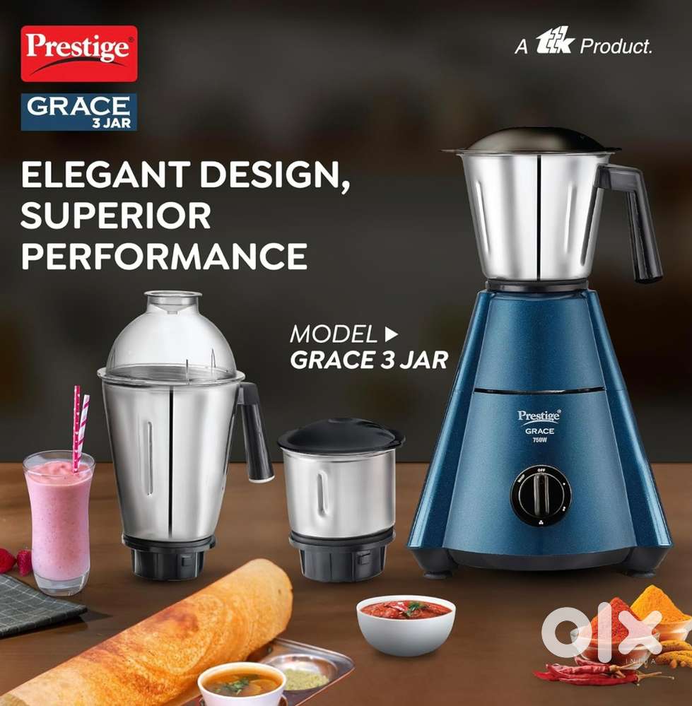 Brand New Prestige 750 Watts Grace Heavy Motor Mixer 5 Years Warranty.