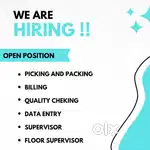WE ARE HIRING BUILLING EXECUTIVE FOR WAREHOUSE
