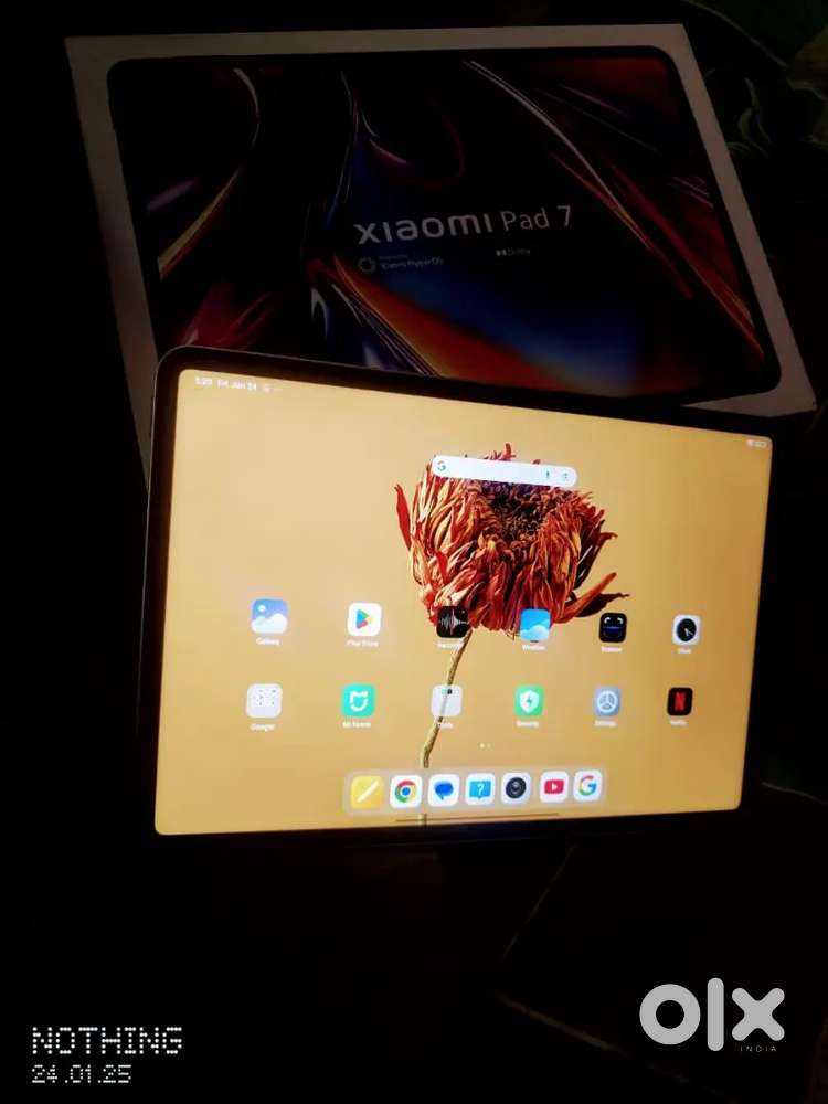 Xiaomi Pad 7  (12+256 Mirage Purple) With Back Cover 1500/-