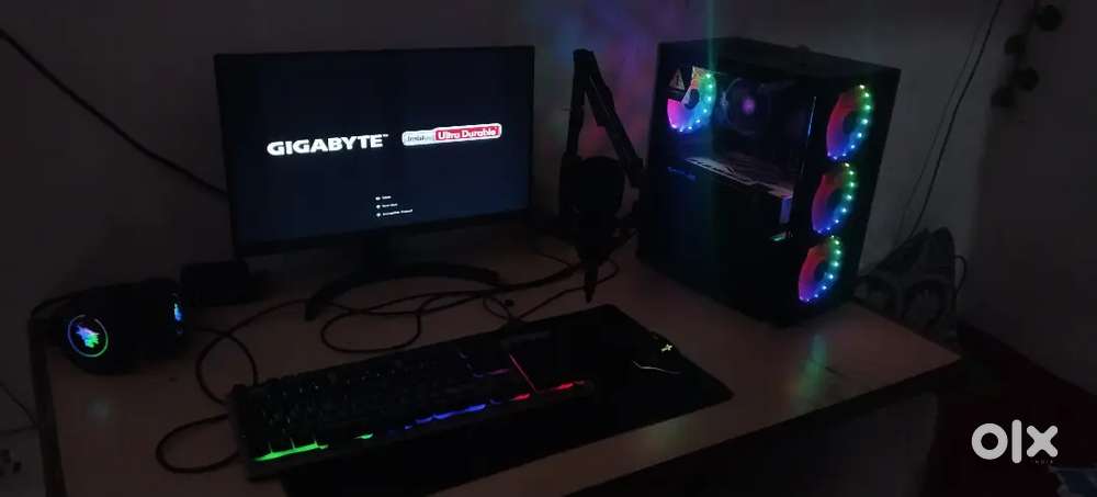 Gaming pc high parformens gameplay