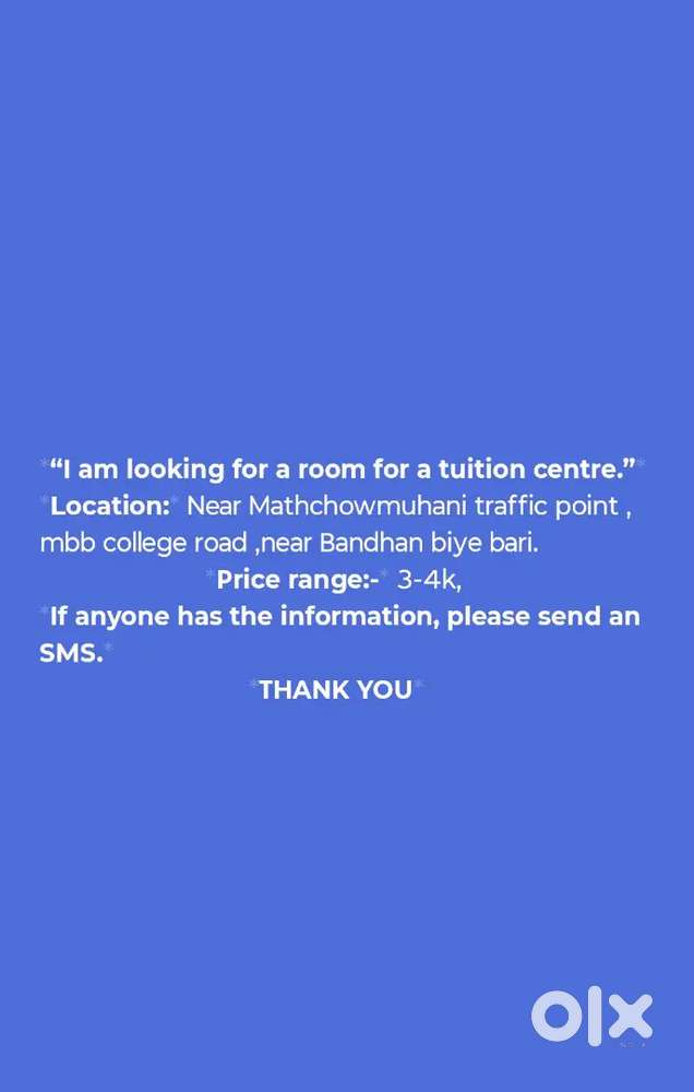 Make sure  at least 15 students can sit.