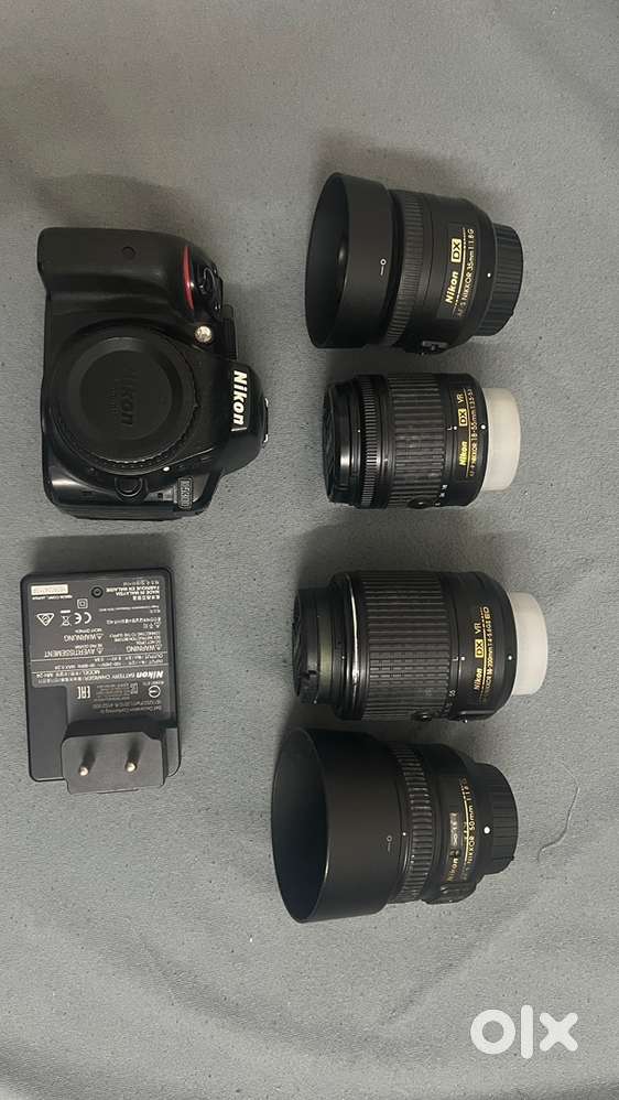Nikon D5300 + 4 Lens Combo – Excellent Condition