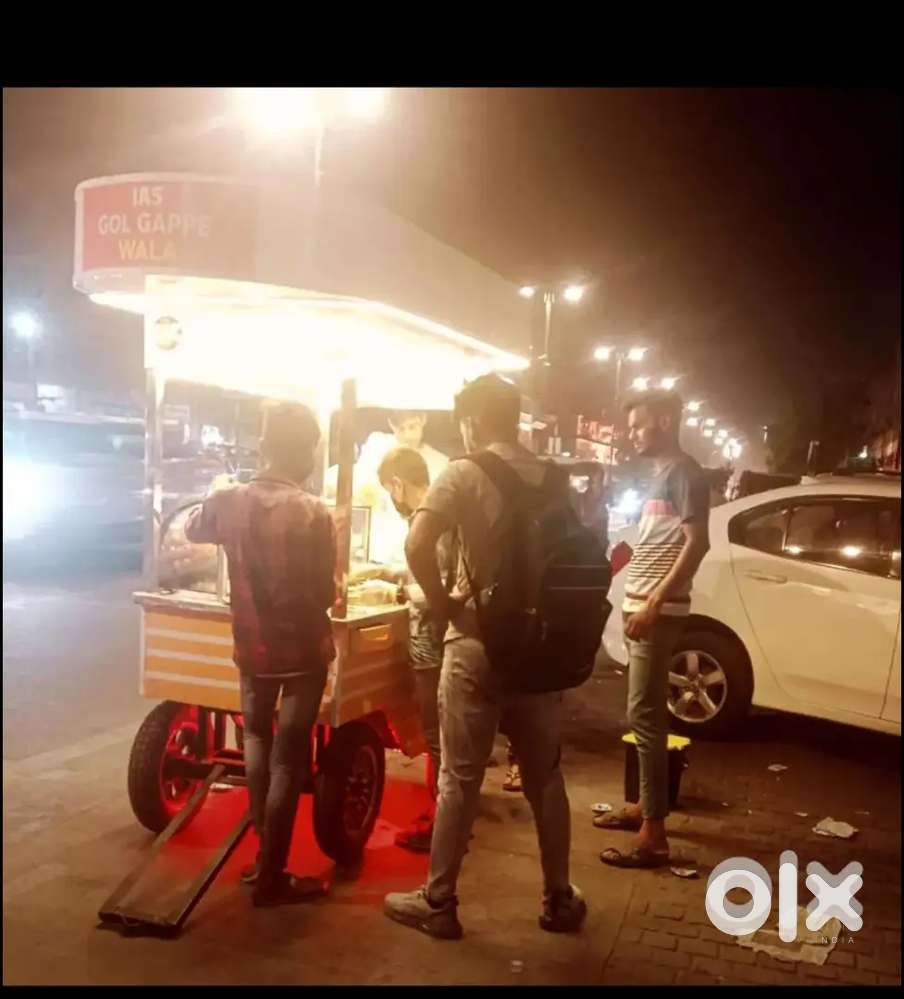 pani puri ,patasi thela,cart