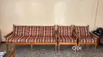 Wooden Sofa set (White Cedar Solid wood)