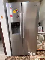 Whirlpool double door fridge