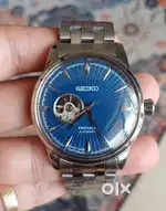 Seiko Watch Automatic Watch Open Heart Second Hand Watch
