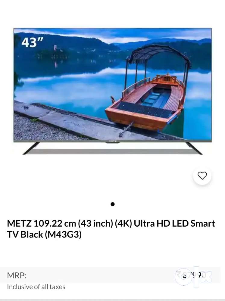 METZ (43 inch) (4K) Ultra HD LED Smart TV Black (M43G3)