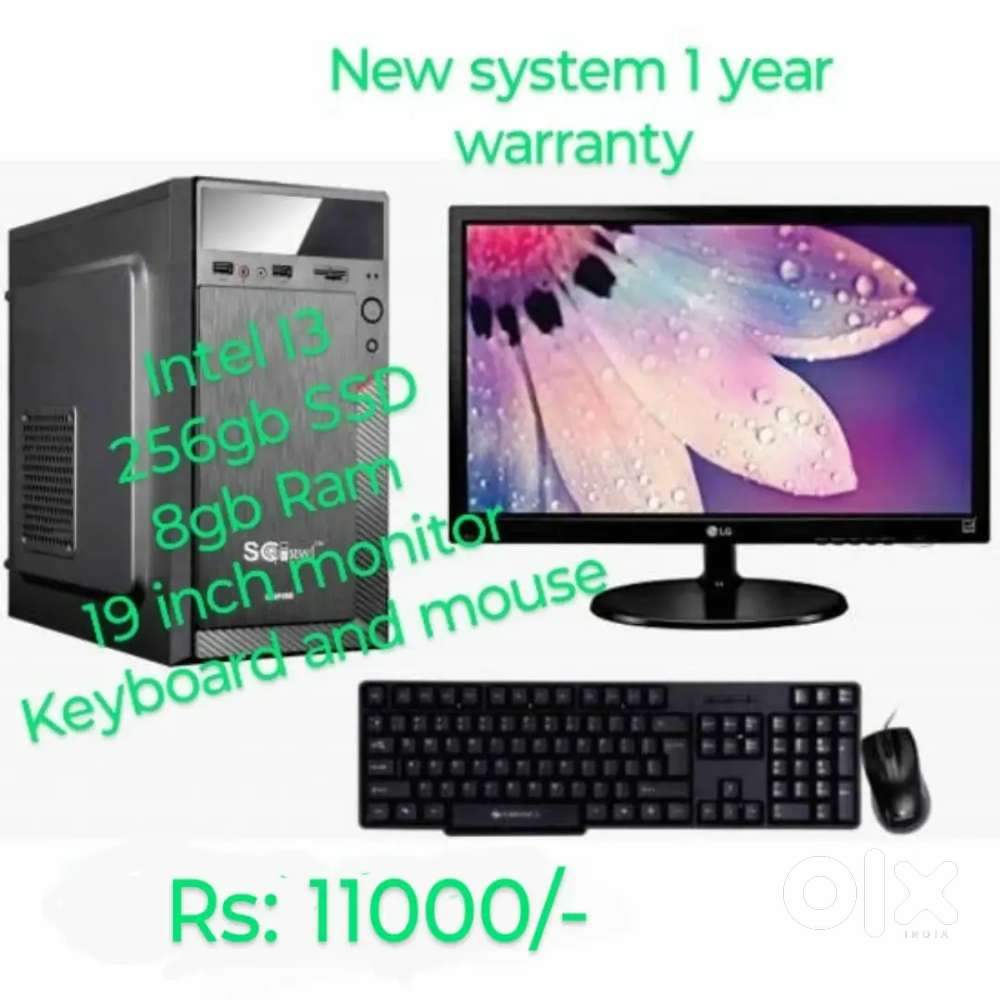 NEW COMPUTER DESKTOP 1YEAR WARRANTY