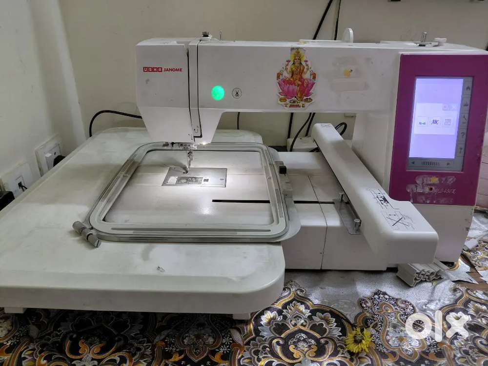 Automatic computerised Embroidery Machine Usha Memory craft 450e