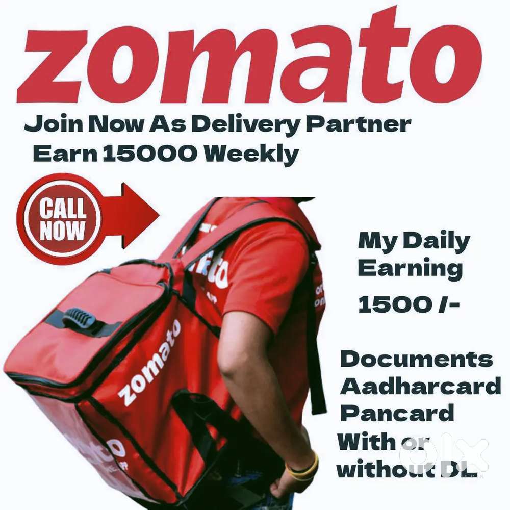 Earn upto 1000 per day, FOOD DELIVERY JOB in TALAP, KANNUR